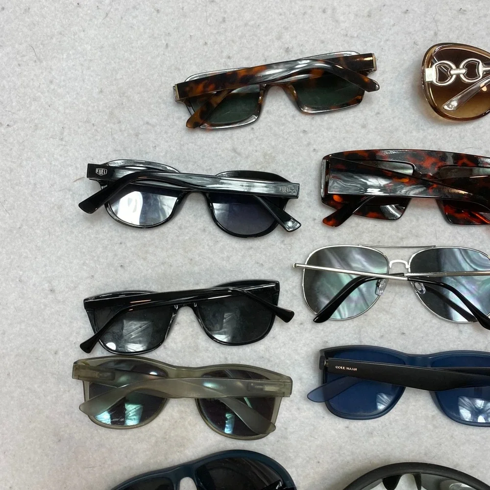 Lot Of 20 Mixed Sunglasses Unisex OS Multi Aviator Sport Shield Bundle